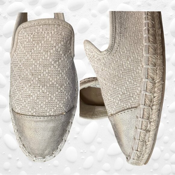 Women's Carly Woven Espadrille Flat - Universal Thread™ Cream Size 8. NWT/Box - Picture 9 of 11